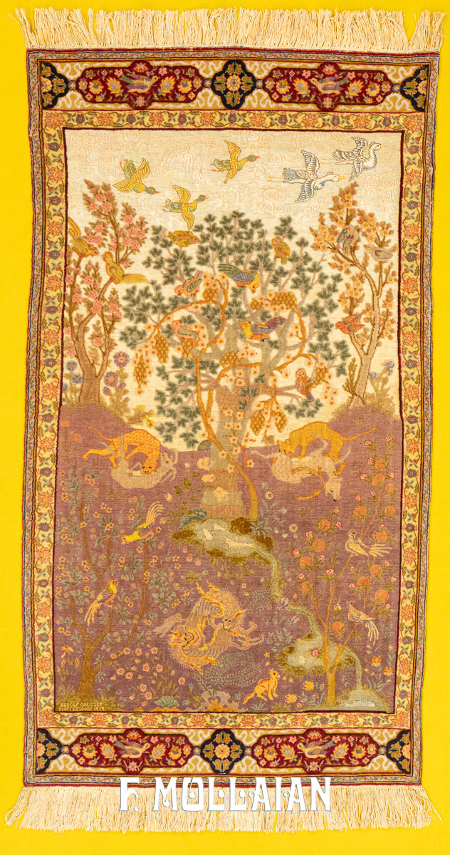 Antique Turkish Koum Kapi Rug n°:699809